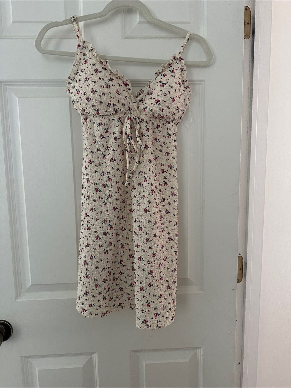 No Boundaries Cream Floral Slip Dress